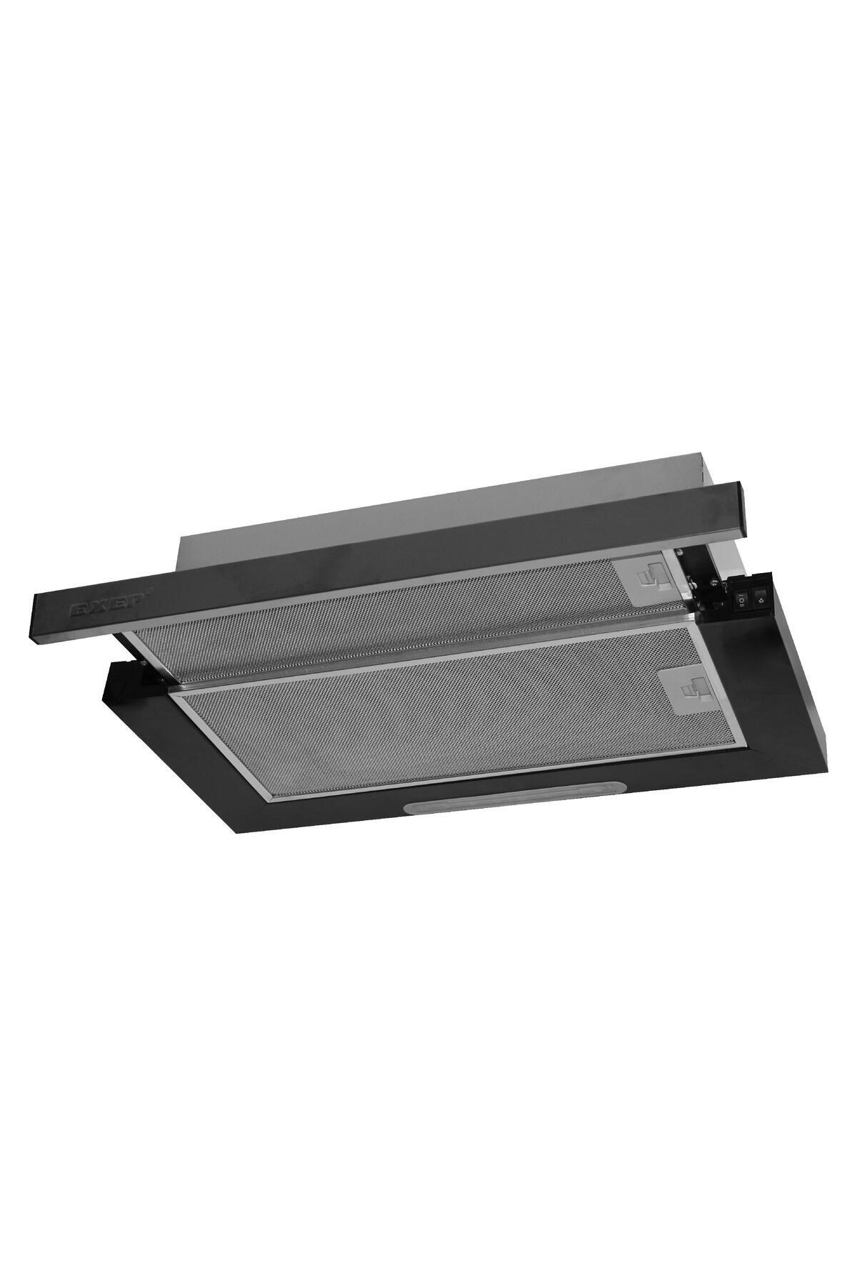 Exep F6 PLUS INOX PANEL SÜRGÜLÜ SİYAH ASPİRATÖR - Fiyatı, ı