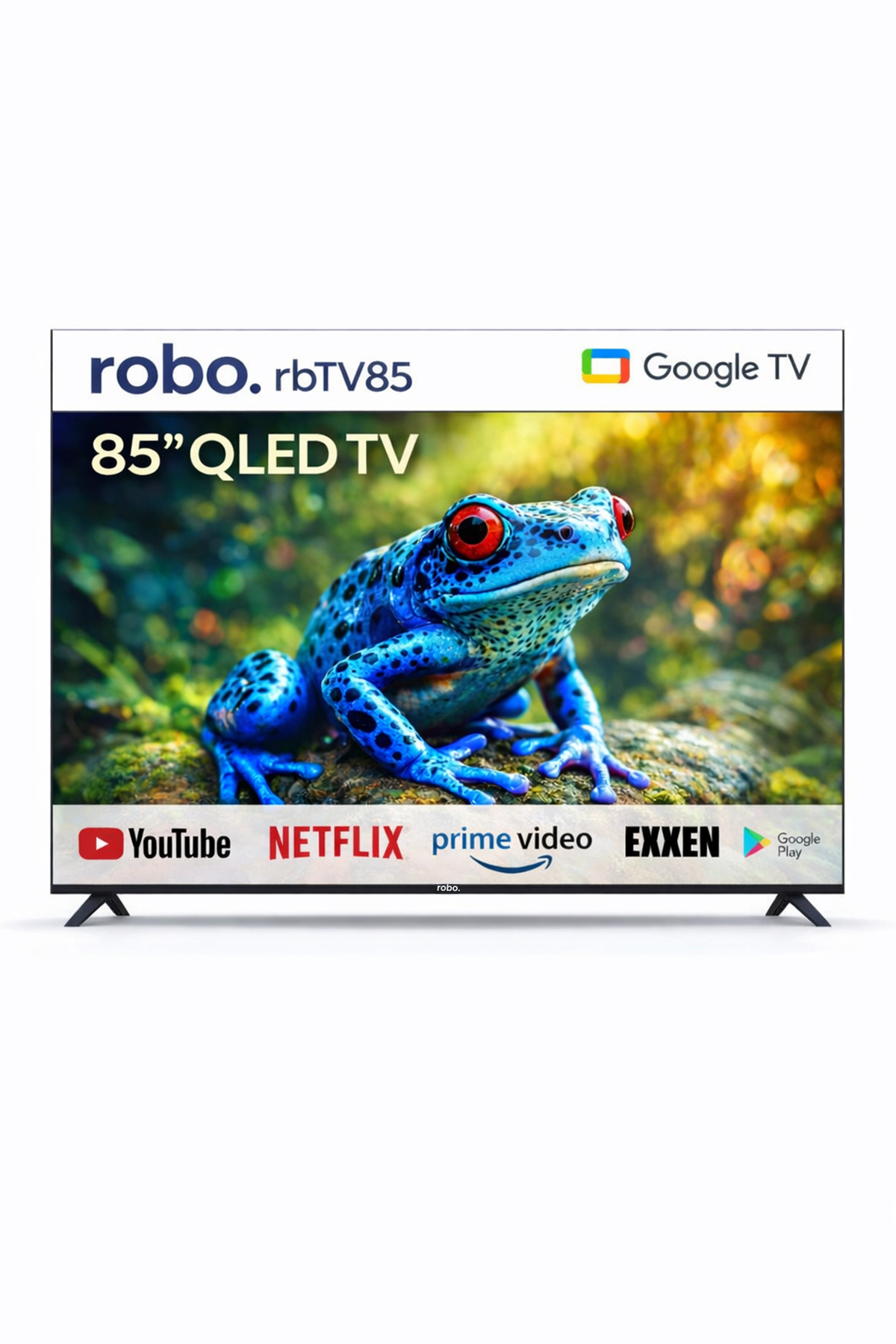 ROBO 85 inç 215 Ekran 4K Ultra HD Uydu Alıcılı Smart QLED Google TV - Fiyatı, ı