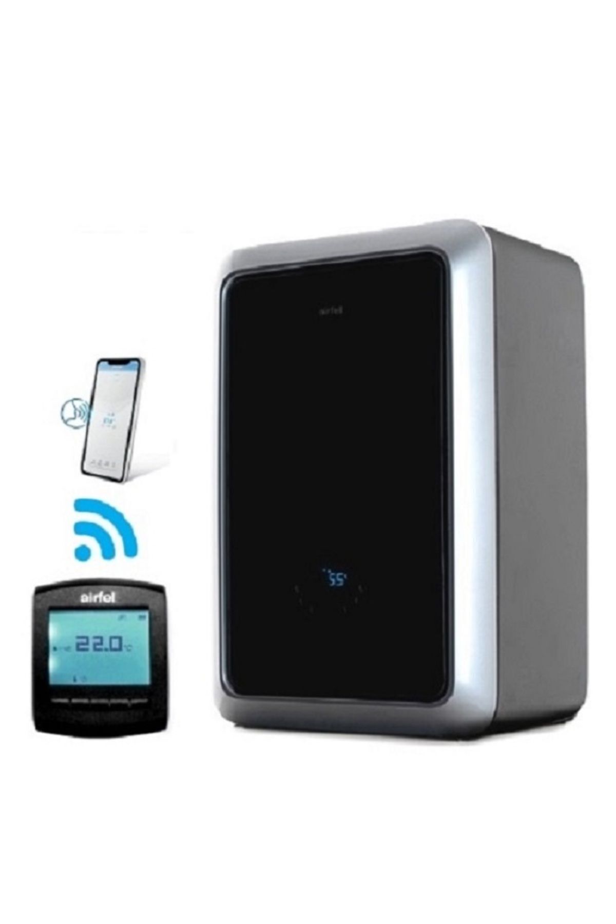 Airfel Maestro SMART Premix 24 Kw Tam Yoğuşmalı Kombi (Wifi'li ODA TERMOSTADI ve BACA Dahil) - Fiyatı, ı