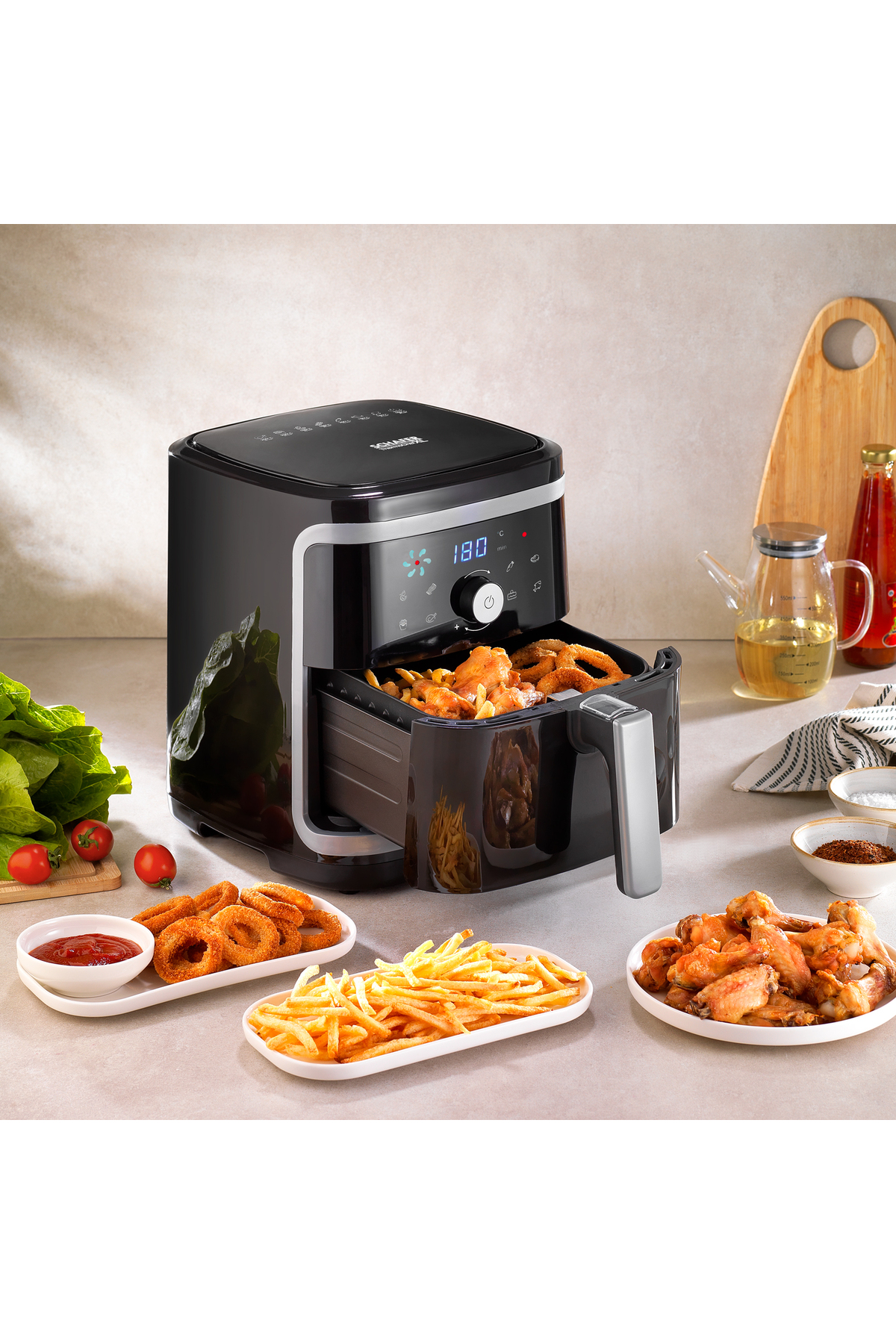 Schafer Thermochef XL Airfryer/Sıcak Hava Fritözü-Siyah - Fiyatı, ı