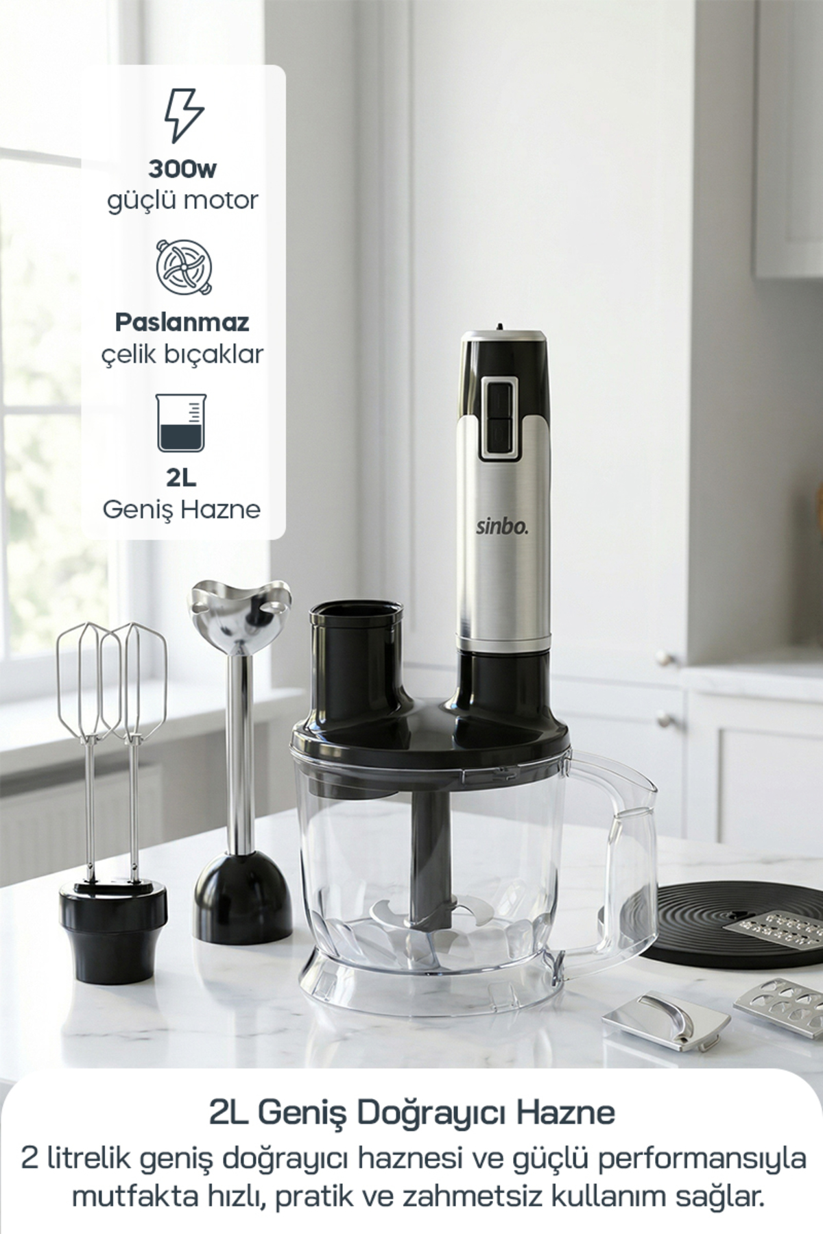 Sinbo Shb-3186 El Blender Seti - Fiyatı, ı
