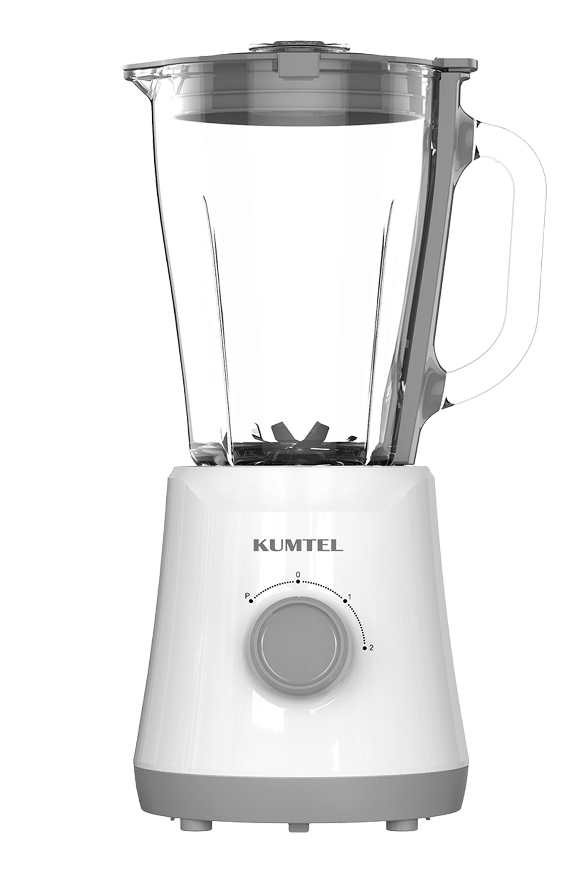 KUMTEL Cam Sürahili Smoothie Blender Beyaz HTB-06 - Fiyatı, ı