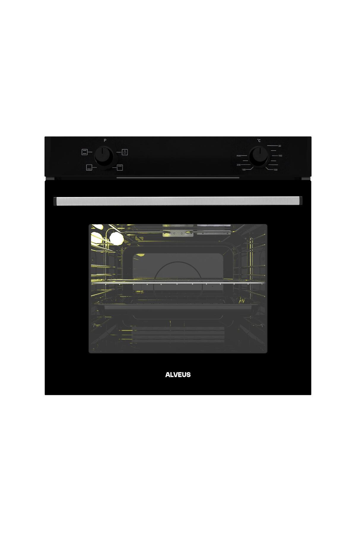 Alveus Siyah Statik Ankastre Fırın (MFA 604)