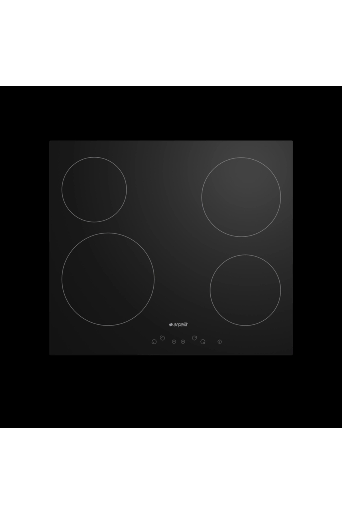 Arçelik OV 643T Siyah Vitroseramik Elektrikli Ankastre Ocak