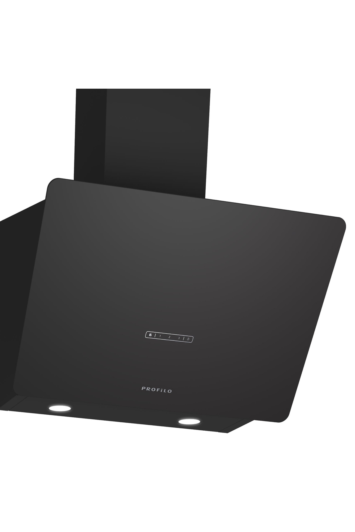 Profilo DVK6J669 Siyah Cam Yüzey Duvar Tipi Davlumbaz